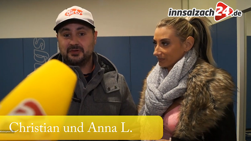 Vika Viktoria und Christian beim Bauausschuss Waldkraiburg