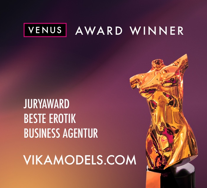 Offizielle Venus Awards 2022 Siegergrafik Vikamodels Juryaward Beste Erotik Business Agentur