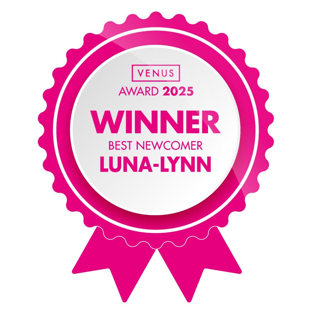 Offizielle Venus Awards 2025 Siegergrafik Best Newcomer Luna Lynn